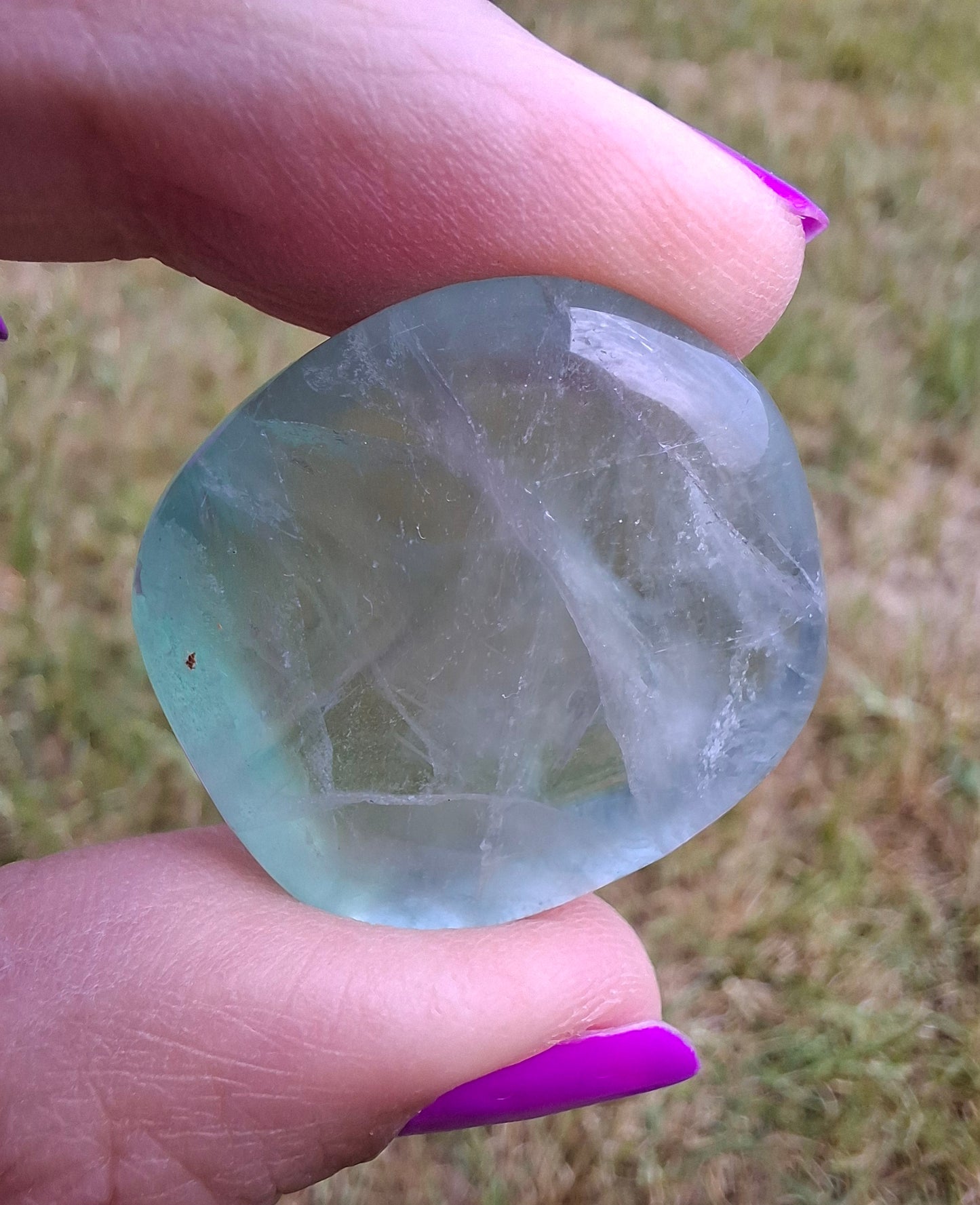 Fluorite, Tumble Stone, Crystal (Ref: T48)