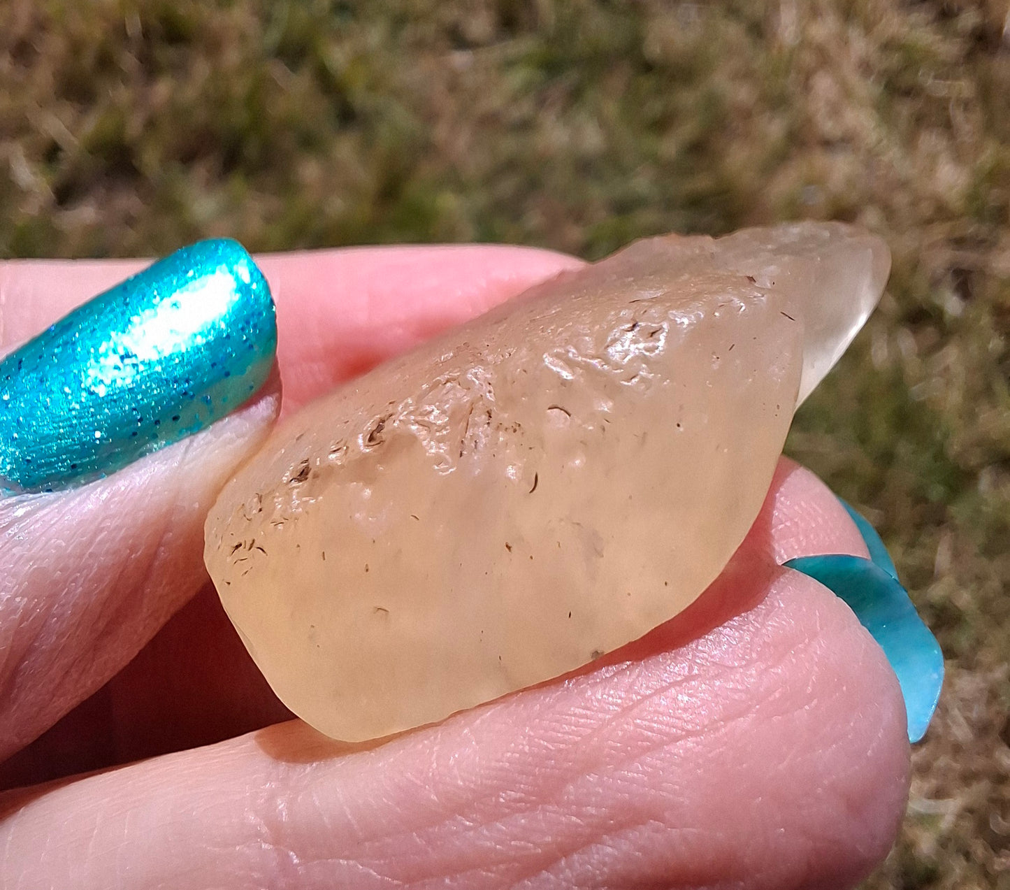 Libyan Desert Glass Piece, 15.20g, Tektite (Ref: LE276)