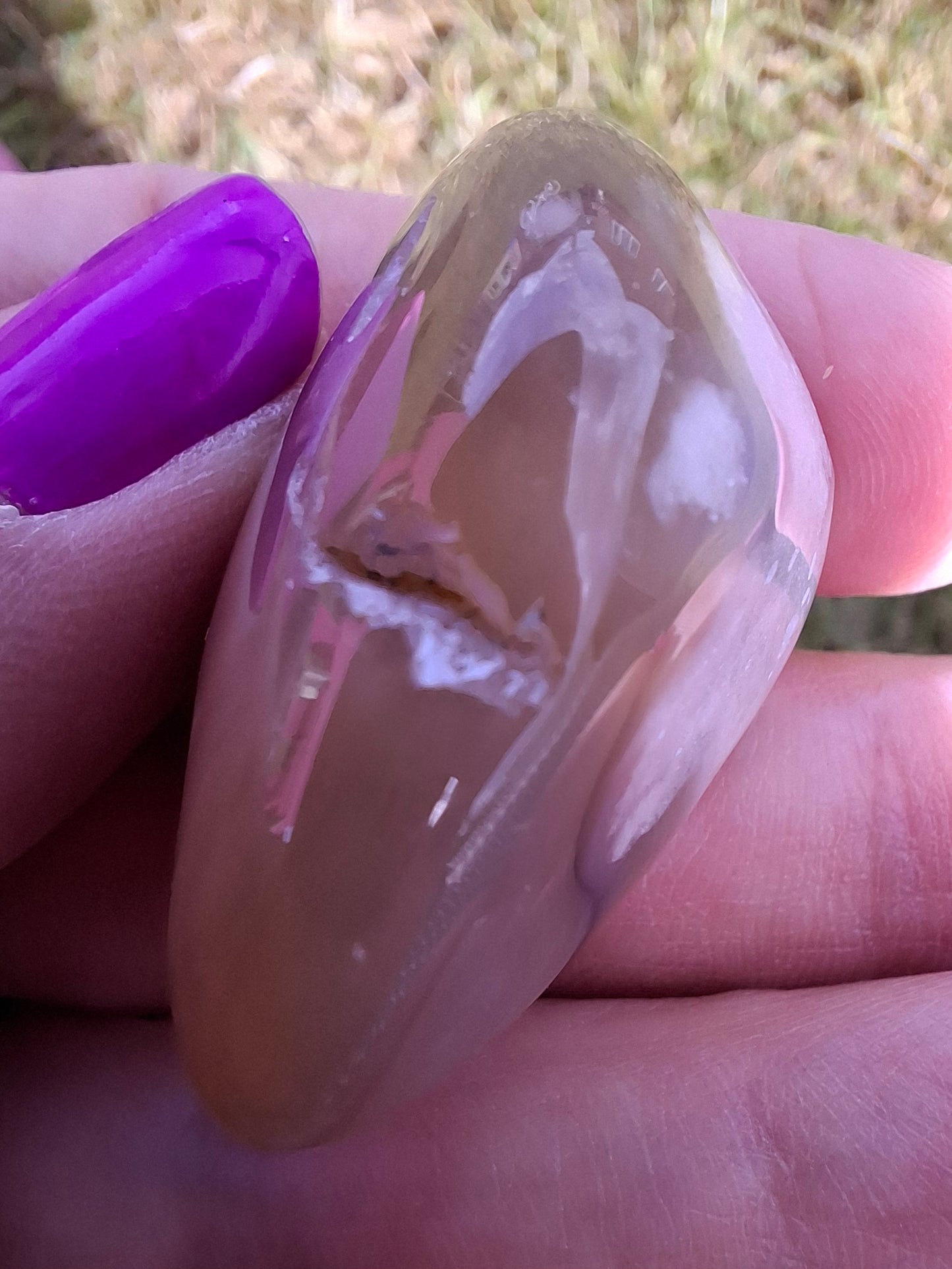 Flower Agate, Tumble Stone, Crystal (Ref: T75)