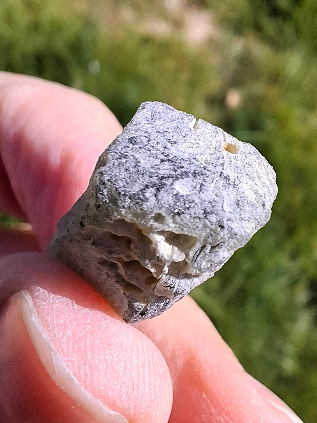 Moldavite Piece, SNOWFLAKE, FROSTED, BARTOCHOV, 4.36g, Tektite (Ref: 1371)
