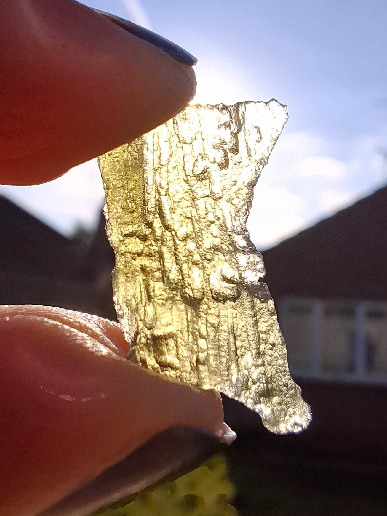 Moldavite Piece, 1.07g, Tektite (Ref: 1394)
