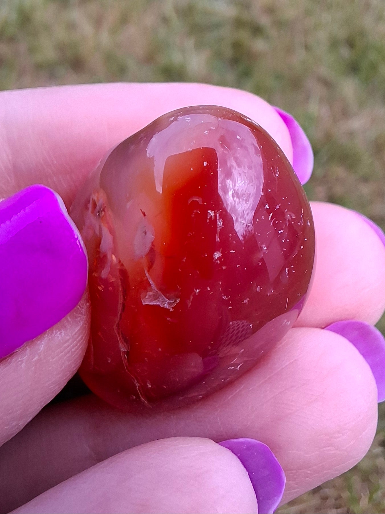Carnelian, Tumble Stone, Crystal (Ref: T61)