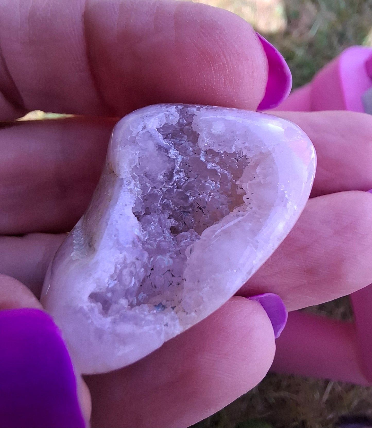 Flower Agate, Tumble Stone, Crystal (Ref: T74)