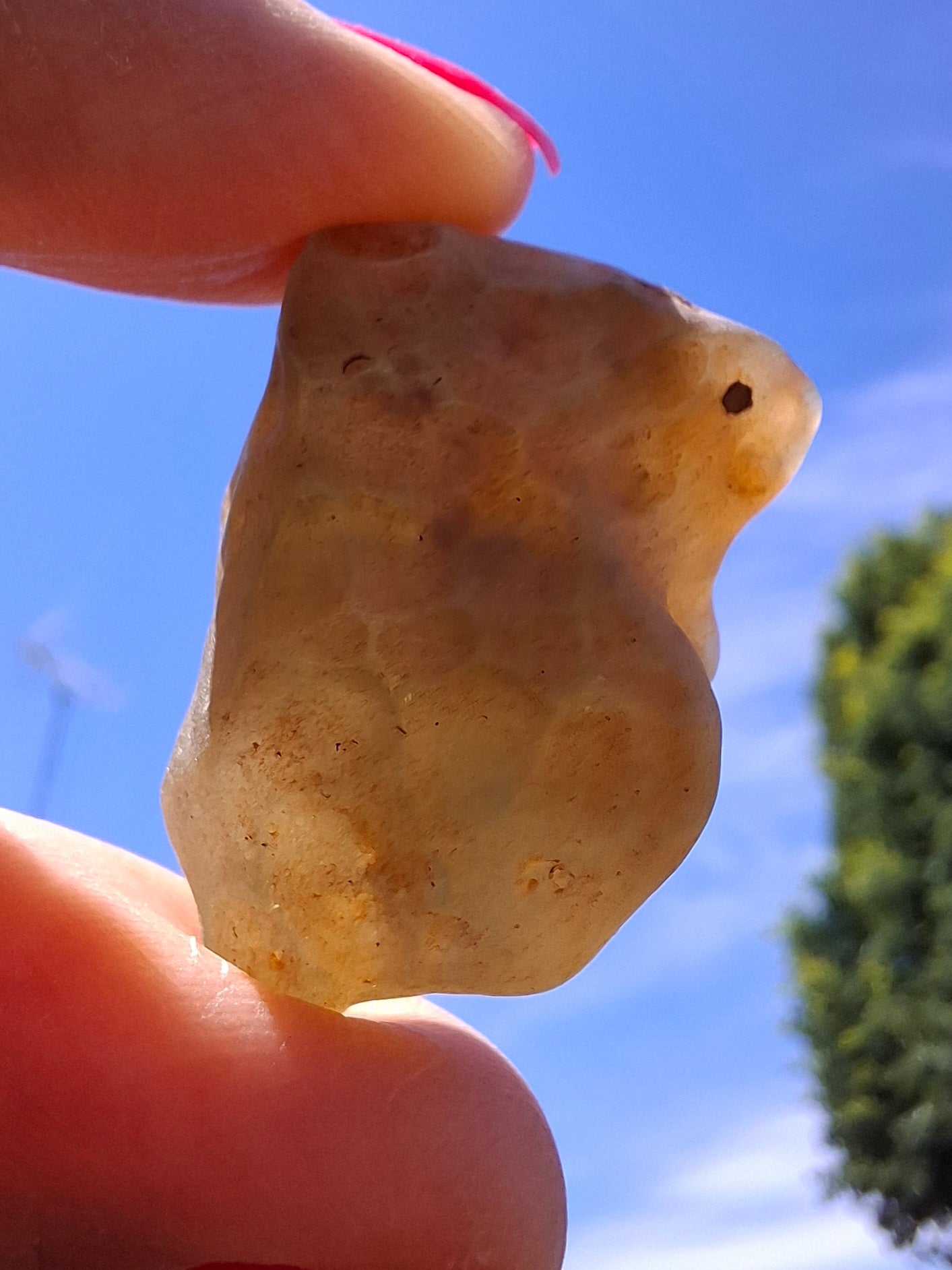Libyan Desert Glass (darker) Piece, 10.25g, Tektite (Ref: L1368)