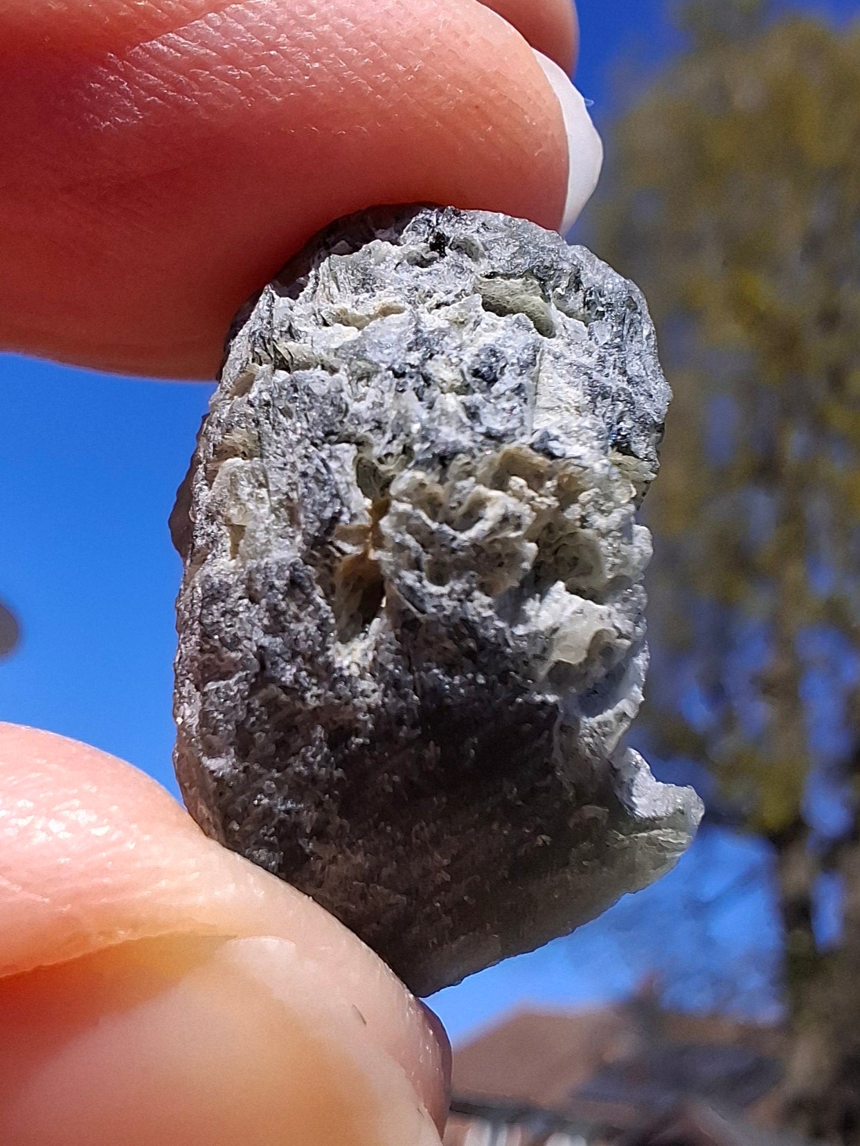 Moldavite Piece, SNOWFLAKE, FROSTED, BARTOCHOV, 4.30g, Tektite (Ref: 1363)