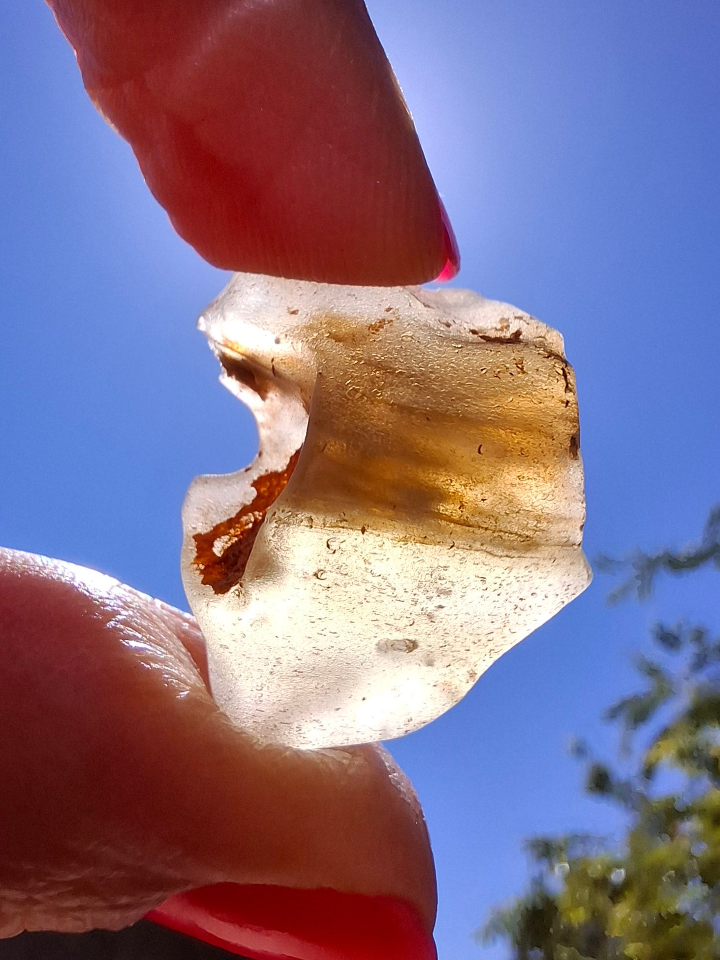 Libyan Desert Glass Piece, 6.97g, Tektite