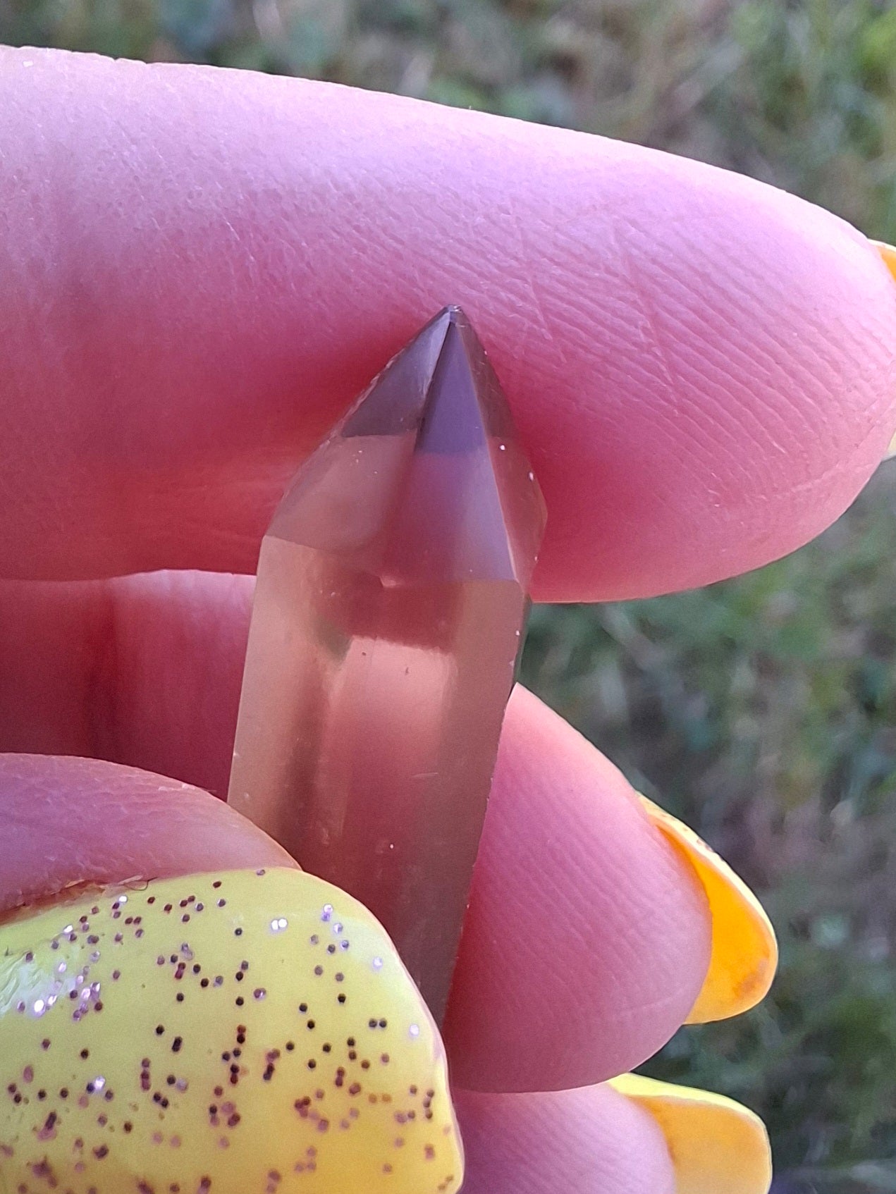 Libyan Desert Glass DT Carving, 4.68g, Tektite (Ref: LDT7)