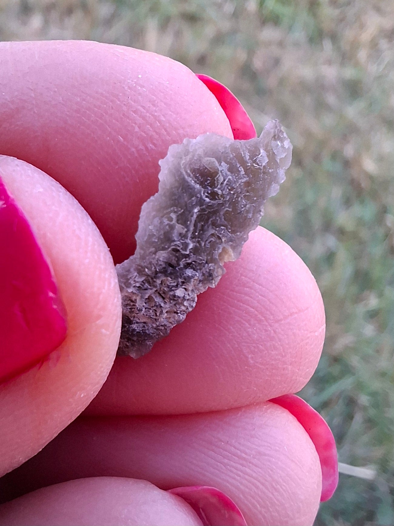 Moldavite Piece, SNOWFLAKE, FROSTED, BRUSNA, Tektite (Ref: 1491)