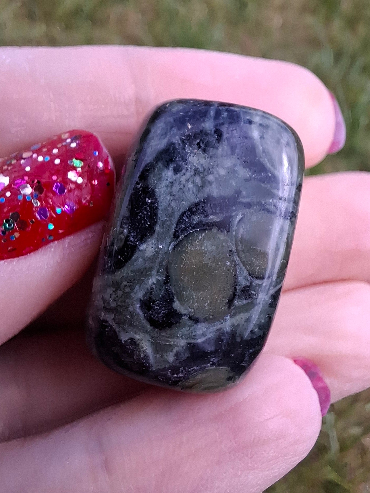 Kambaba Jasper, Tumble Stone, Crystal (Ref: T161)