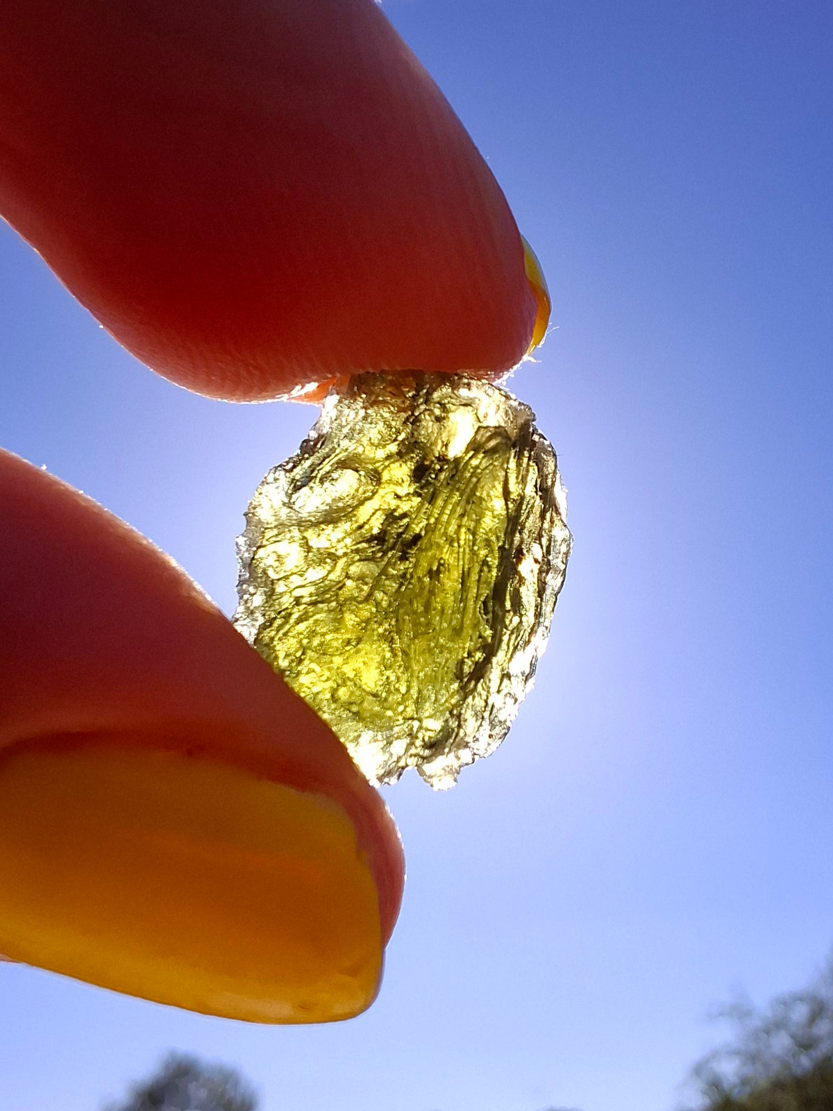 Moldavite Piece, 1.61g, Tektite (Ref: 1517)