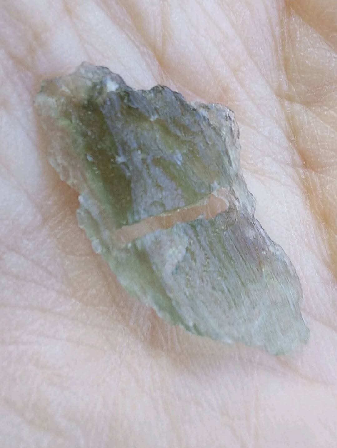 Moldavite Piece, 0.63g, Tektite (Ref: 776)