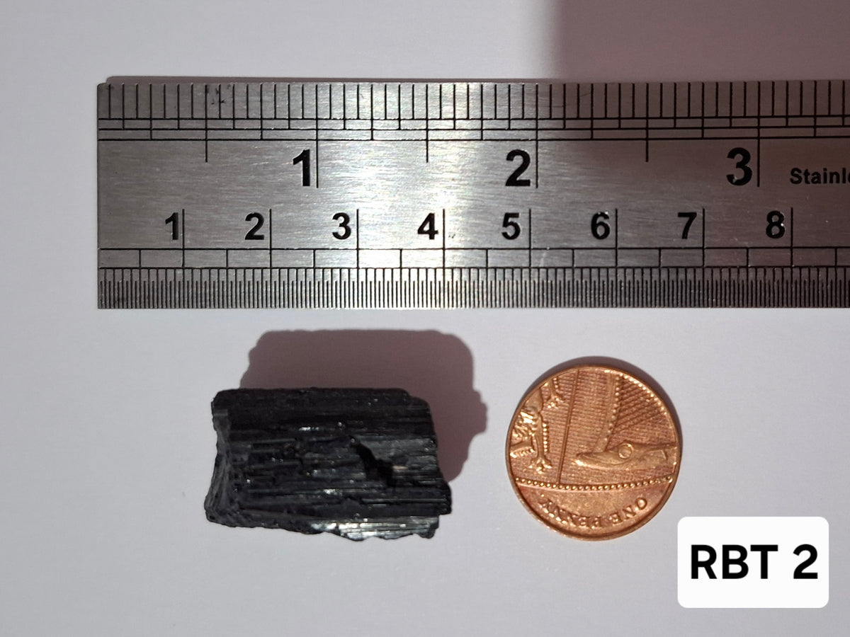 Black Tourmaline RAW, 12.40g, Crystal (Ref: RBT2)