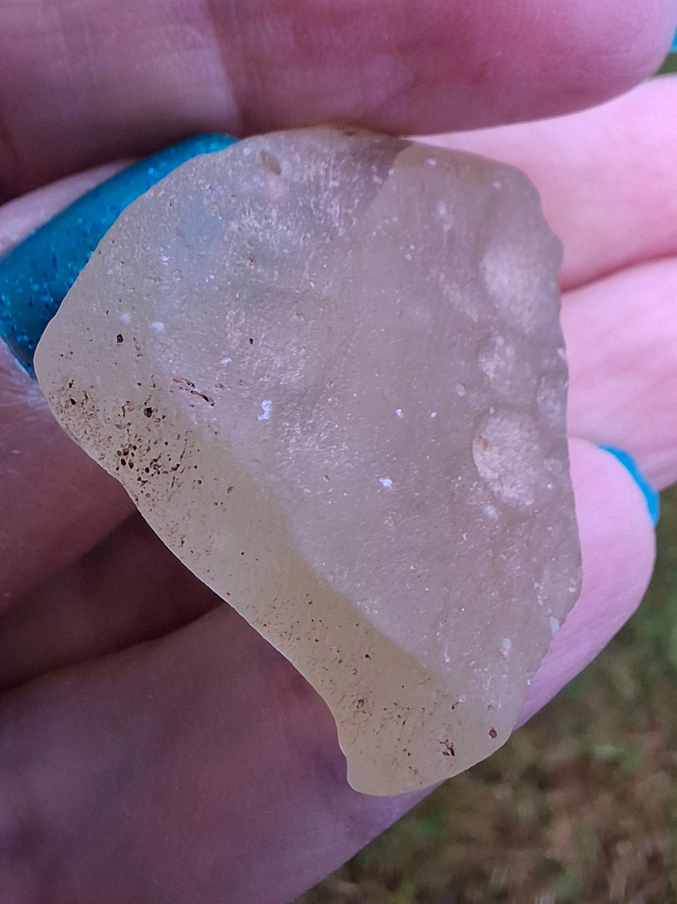 Libyan Desert Glass Piece, 12.30g, Tektite