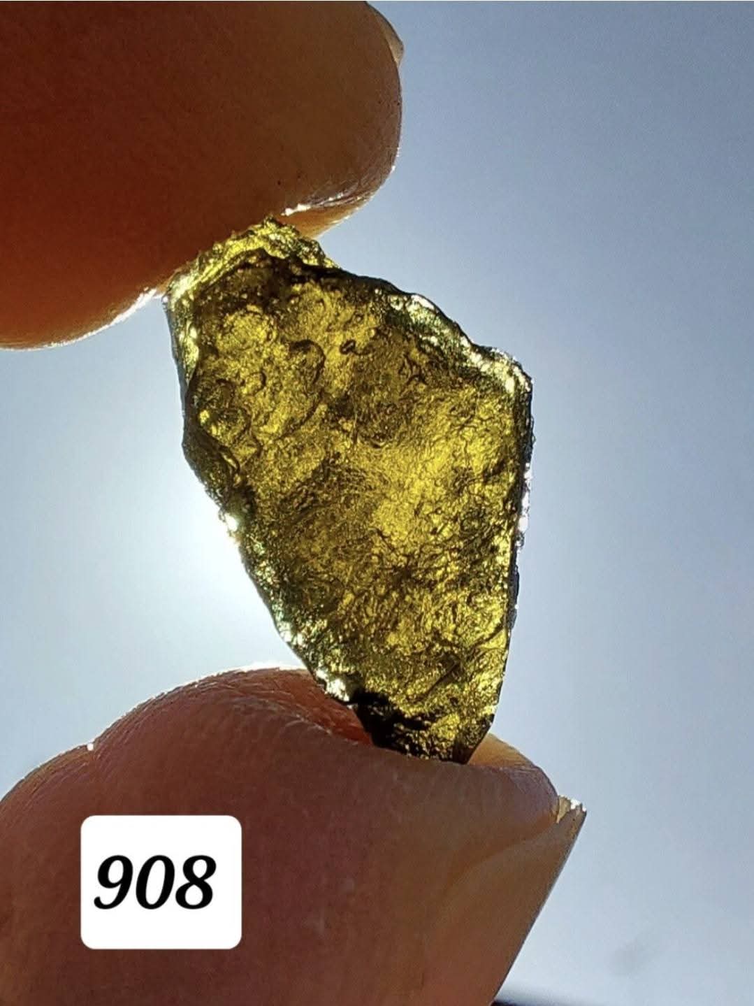 Moldavite Piece, 1.15g, Tektite (Ref: 908)