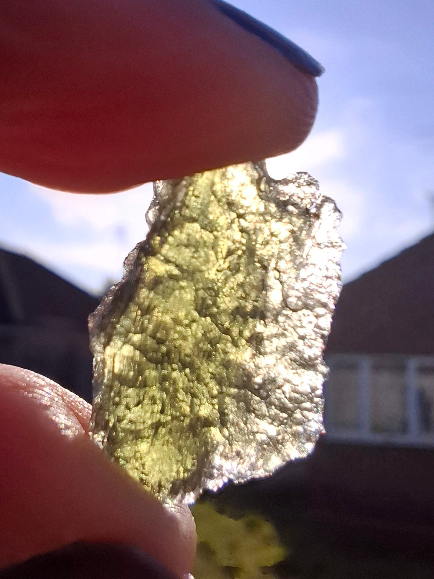 Moldavite Piece, NESMEN LES, 1.90g, Tektite (Ref: 848)