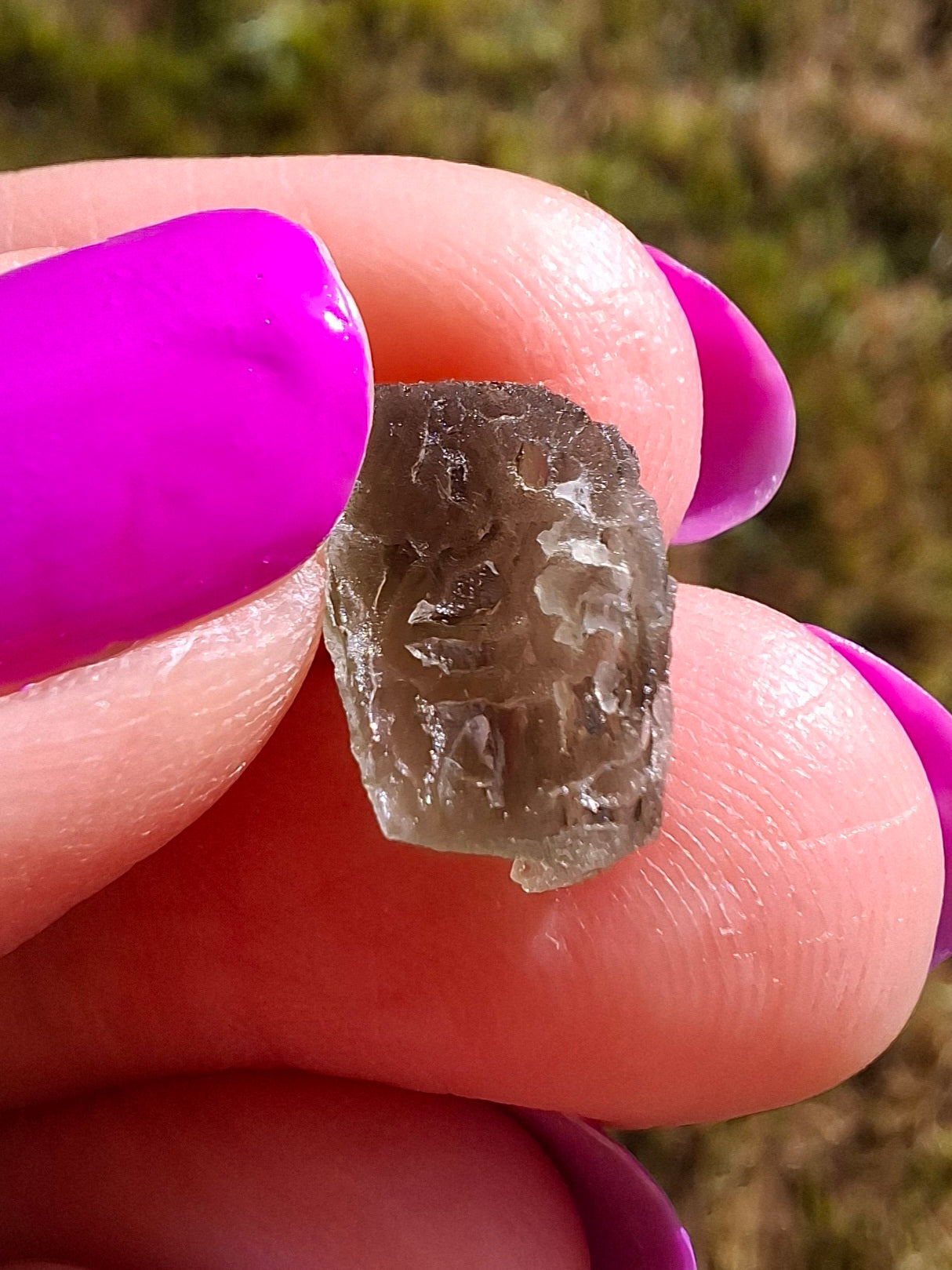 Moldavite Piece, 0.79g, Tektite (Ref: 1441)