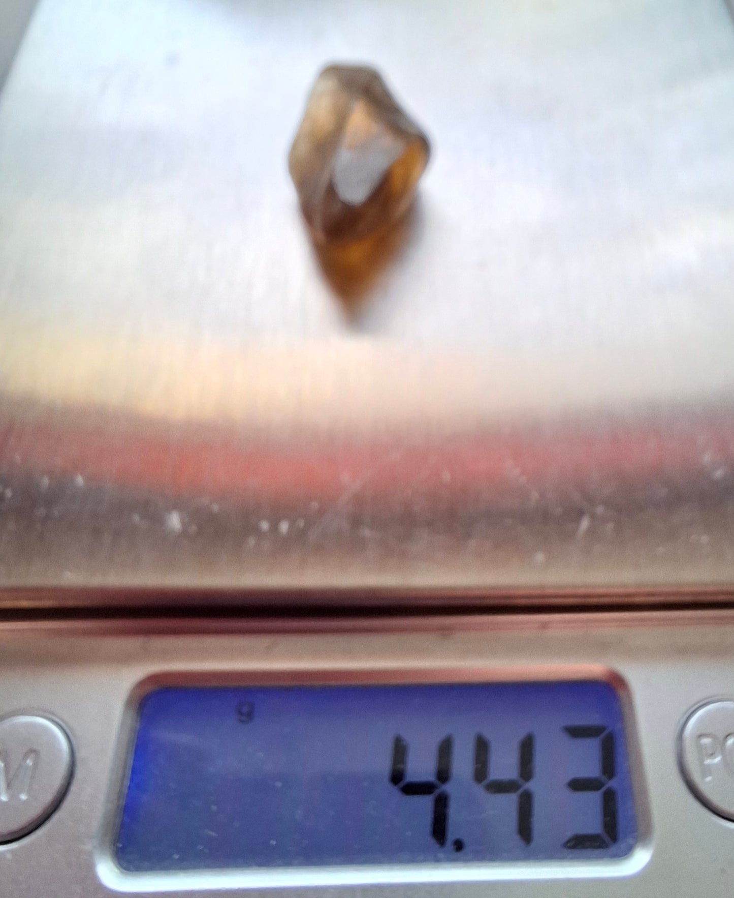 Libyan Desert Glass (darker) Piece, 4.43g, Tektite (Ref: L1361)