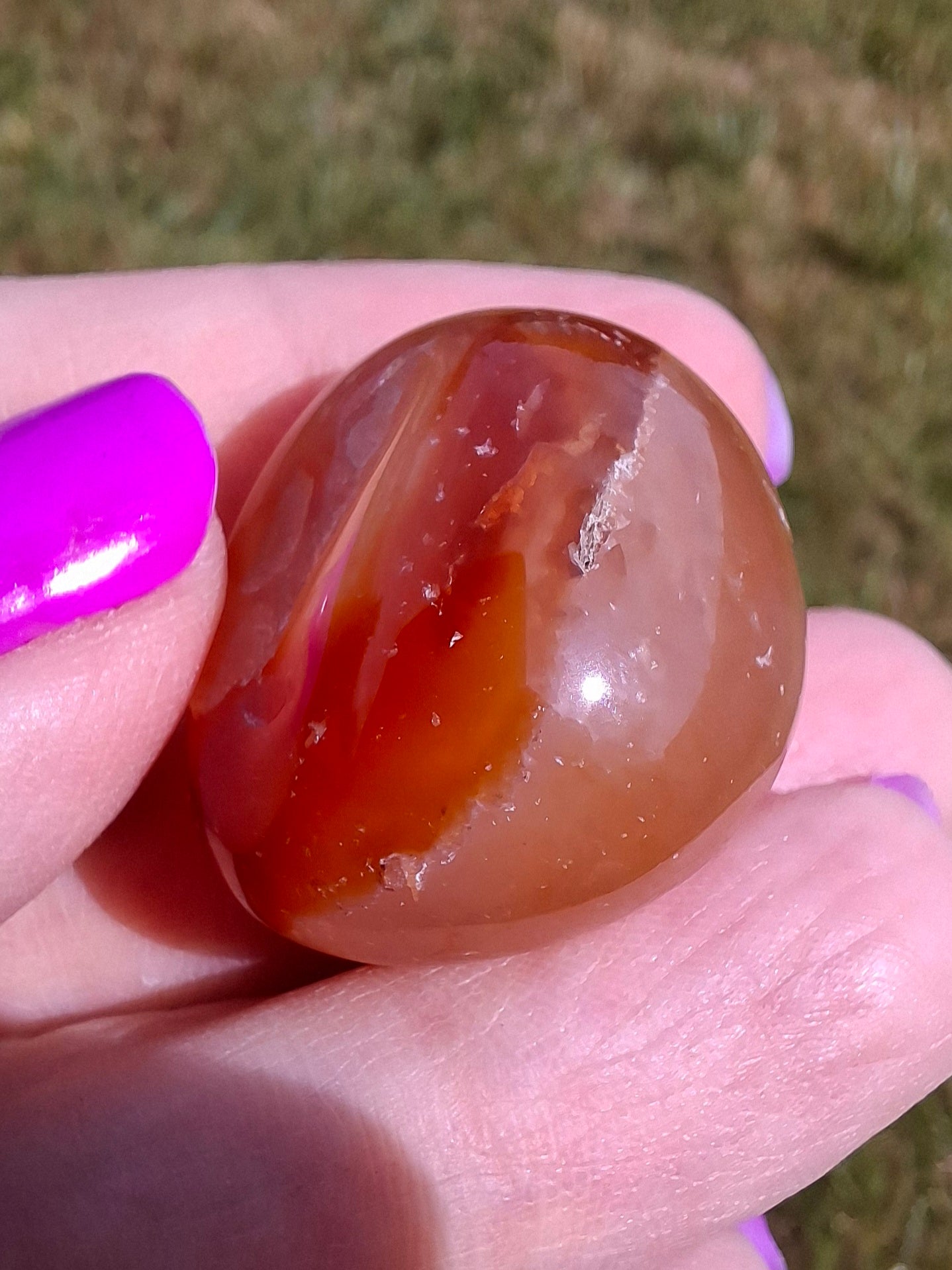 Carnelian, Tumble Stone, Crystal (Ref: T66)
