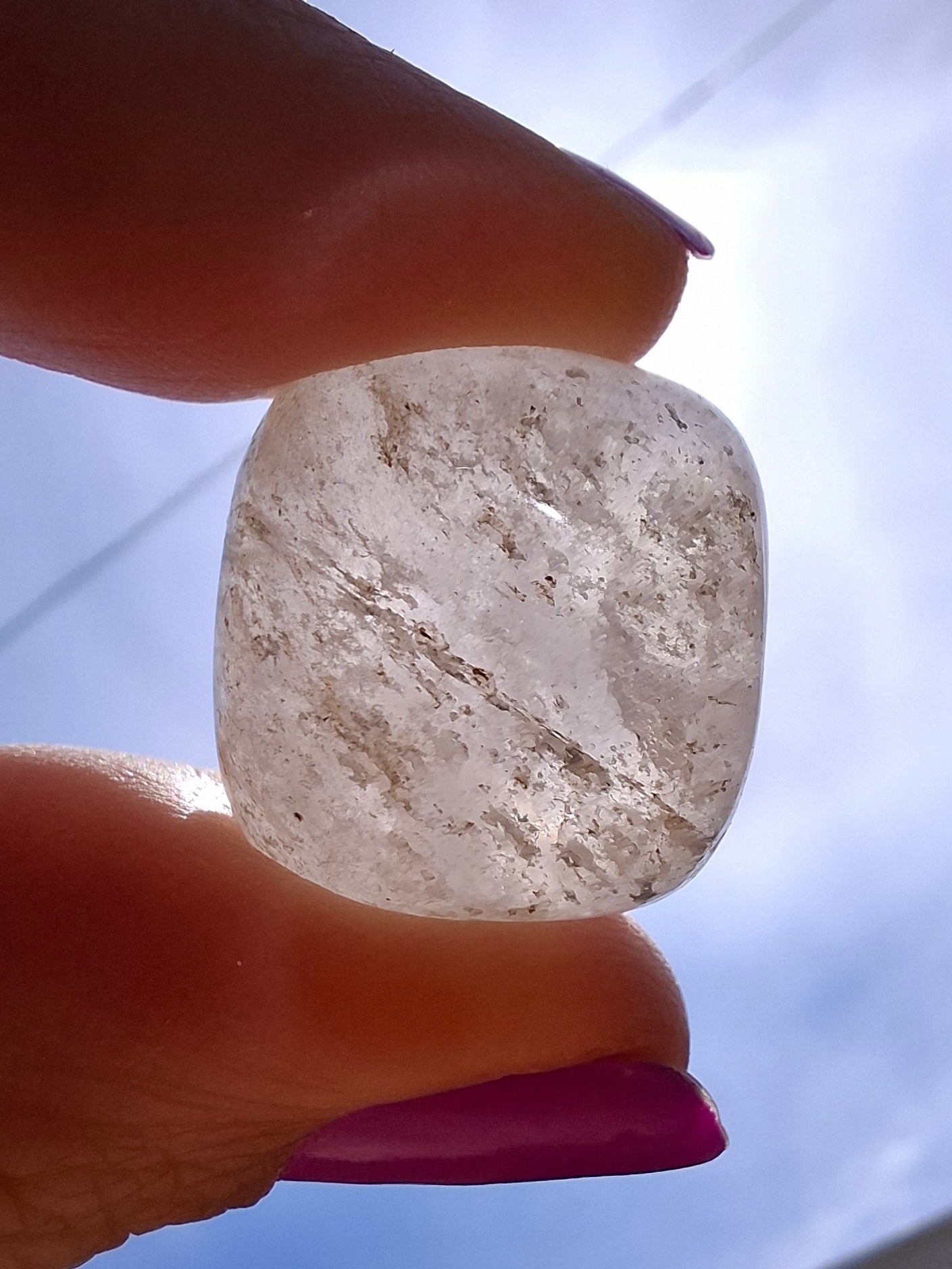 Clear Quartz, Tumble Stone, Crystal (Ref: T27)