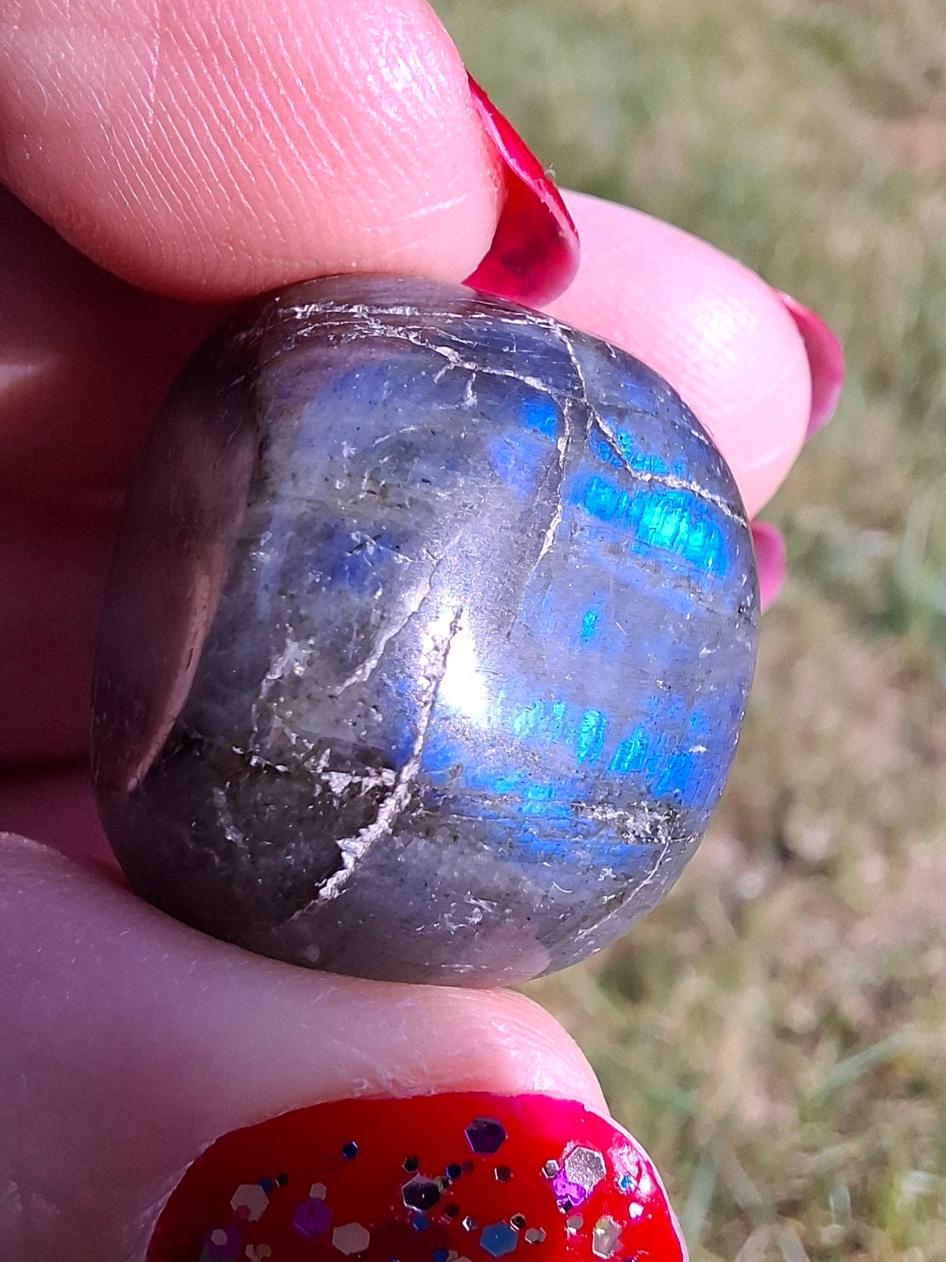 Labradorite, Tumble Stone, Crystal (Ref: T209)