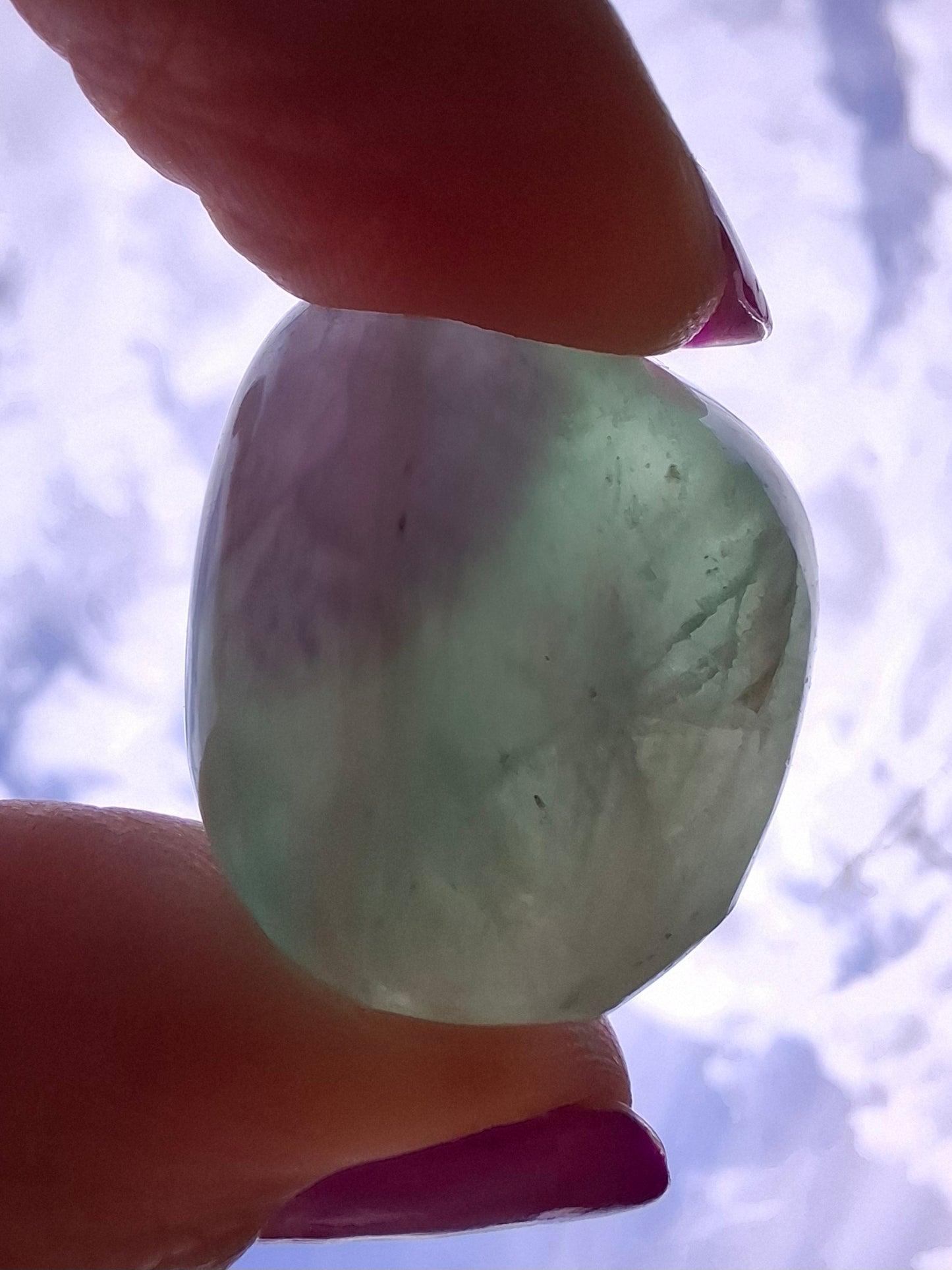 Fluorite, Tumble Stone, Crystal (Ref: T51)