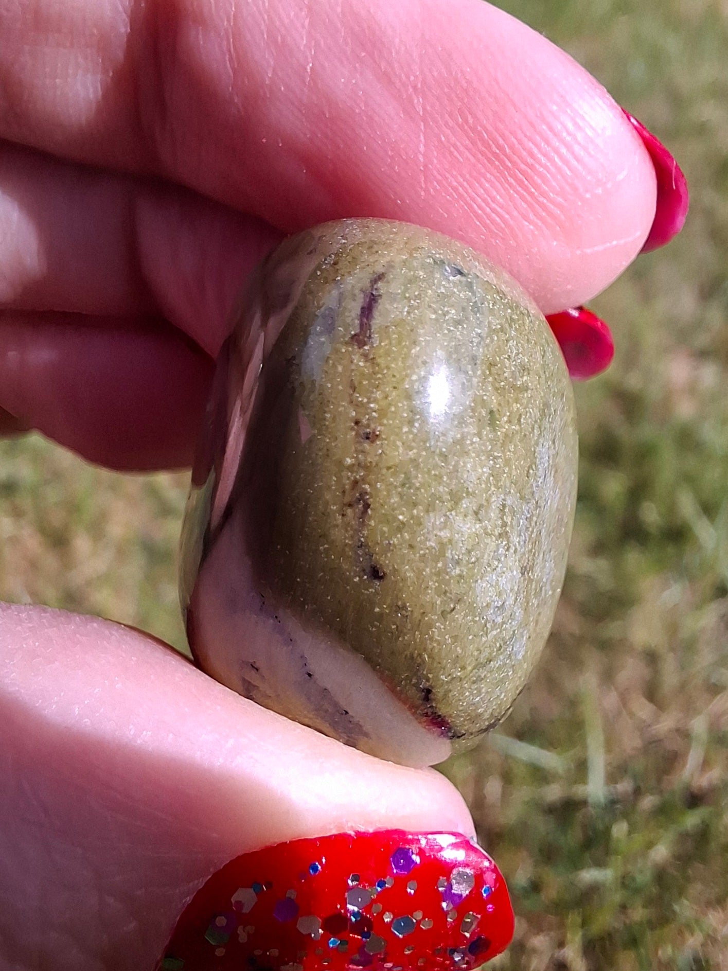 Dragons Blood Jasper, Tumble Stone, Crystal (T111)
