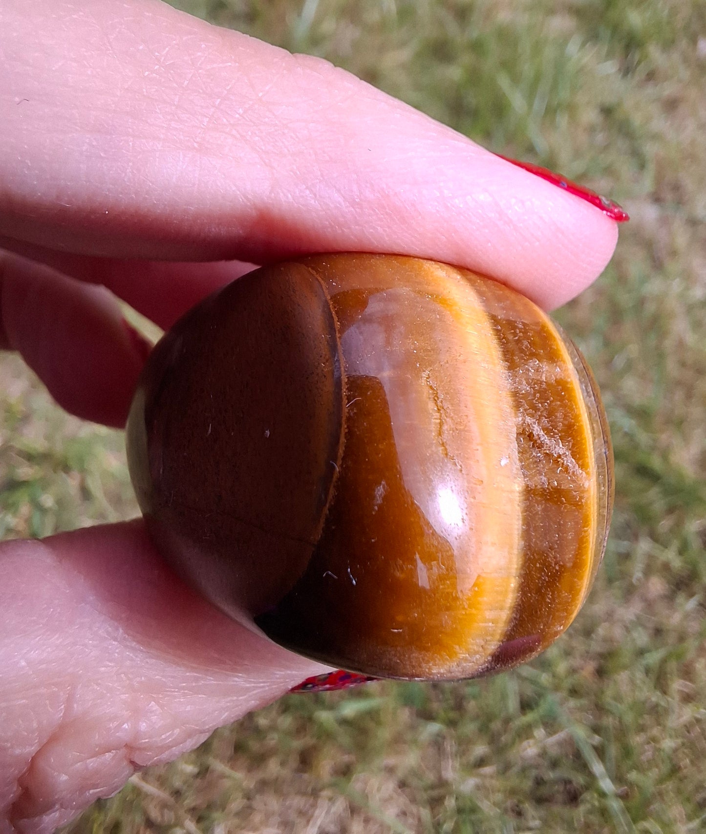 Tigers Eye, Tumble Stone, Crystal (Ref: T134)