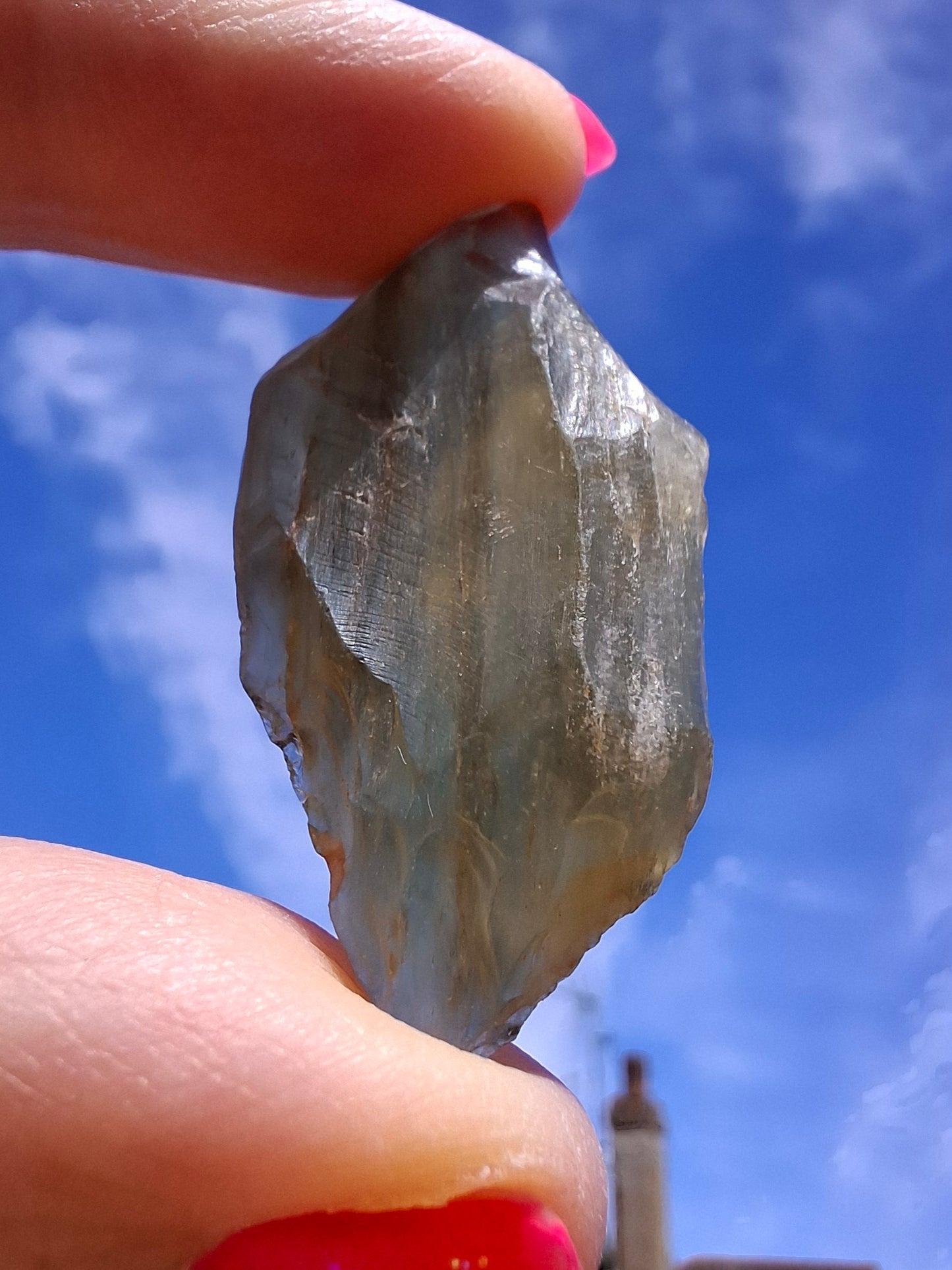 Libyan Desert Glass (darker) Piece, 8.34g, Tektite (Ref: L1370)
