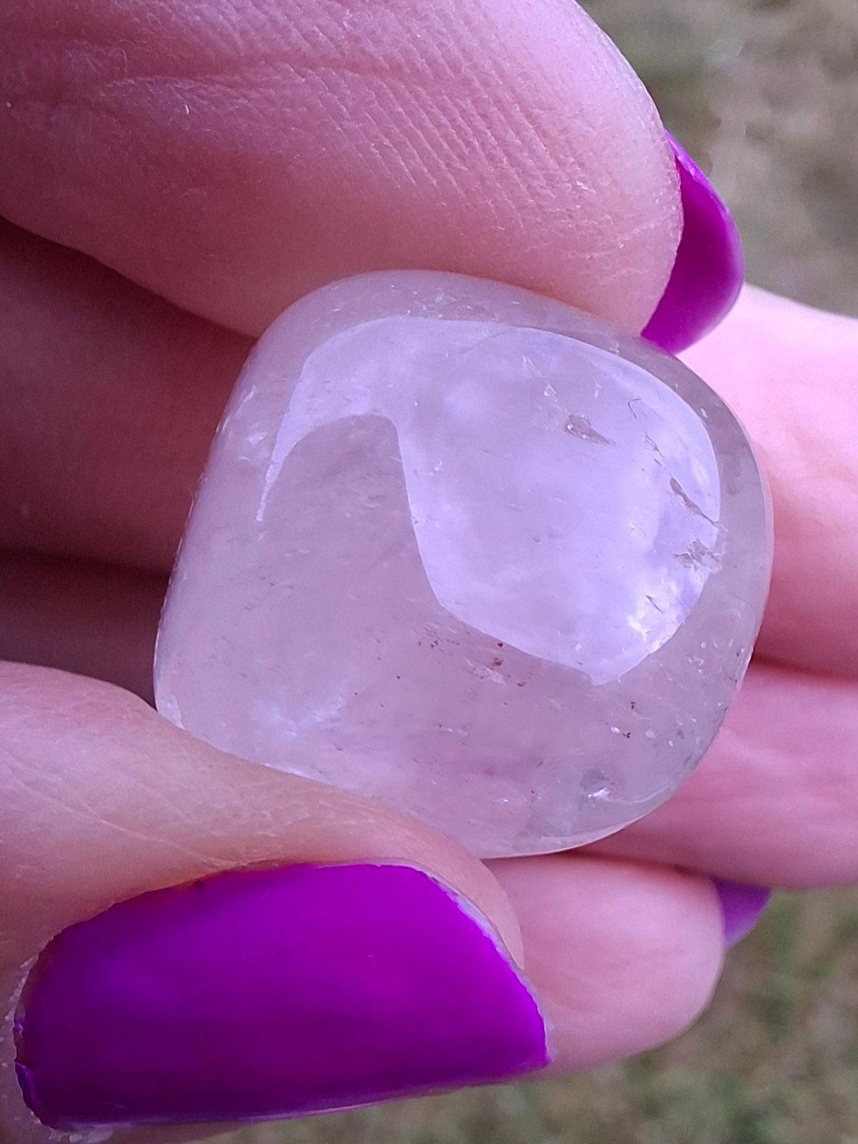 Clear Quartz, Tumble Stone, Crystal 🌈 (Ref: T26)