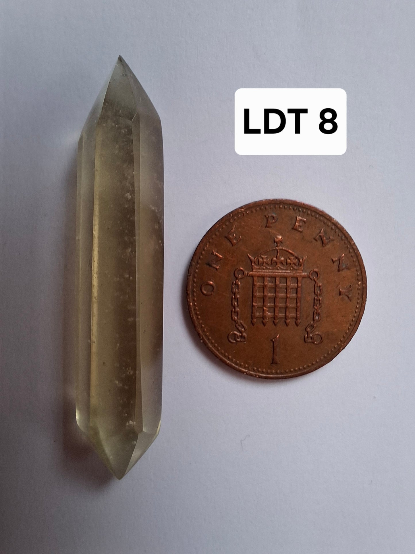 Libyan Desert Glass DT Carving, 4.57g, Tektite (Ref: LDT8)