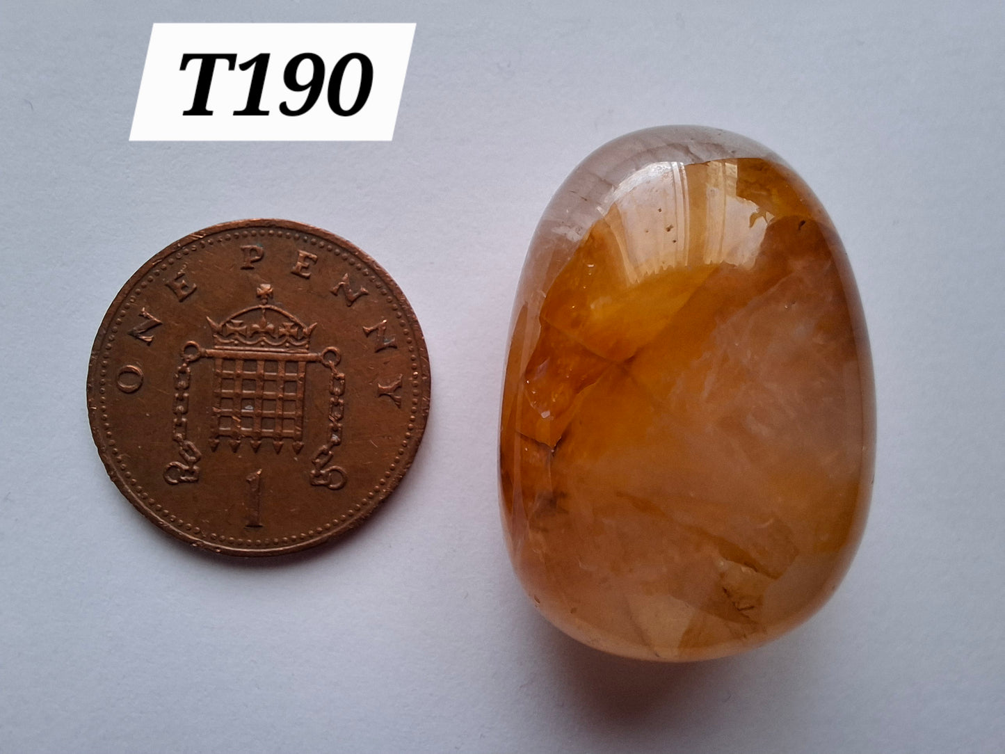 Golden Healer, Tumble Stone, Crystal (Ref: T190)