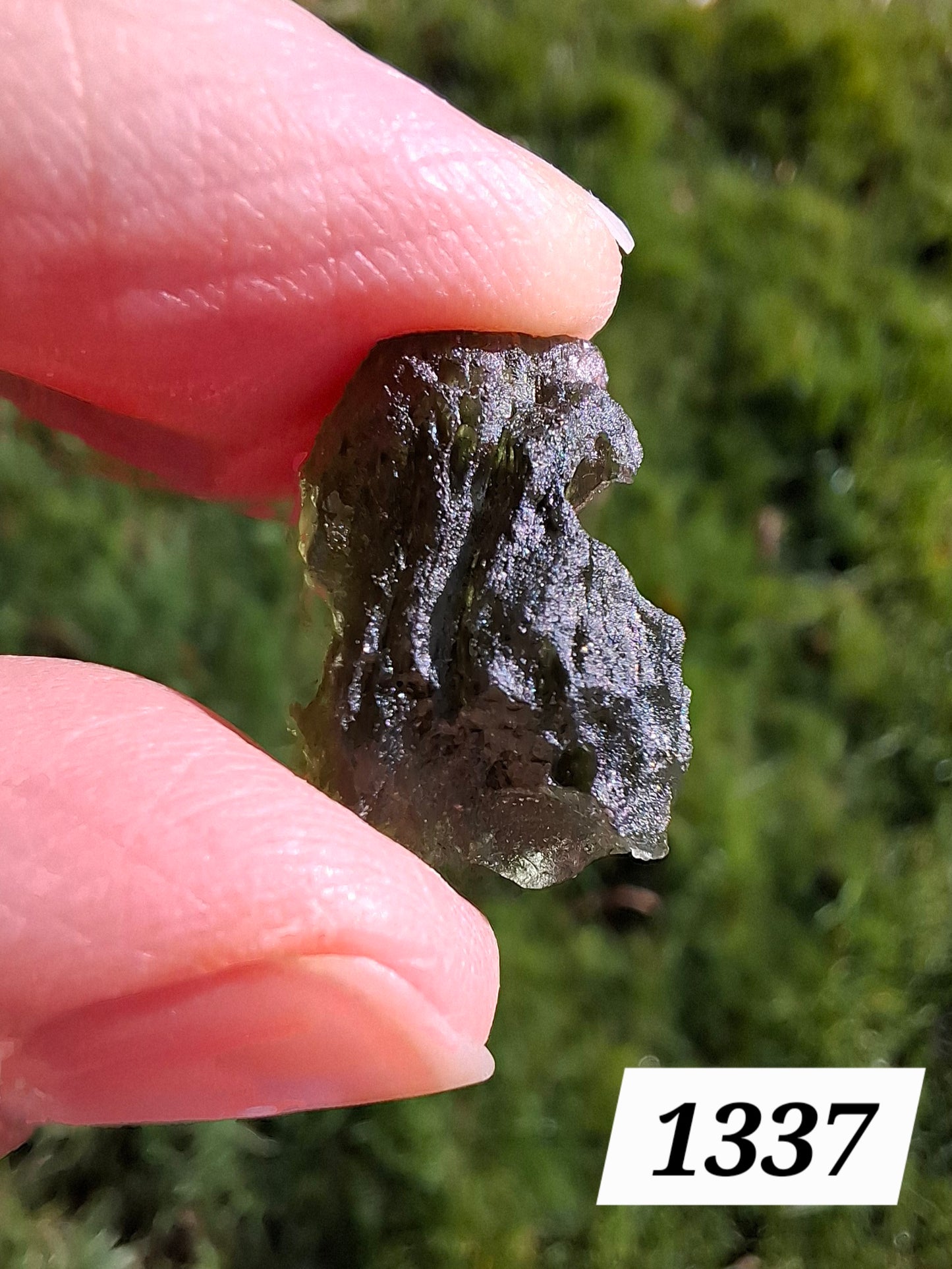 Moldavite Piece, 2.18g, Tektite (Ref: 1337)