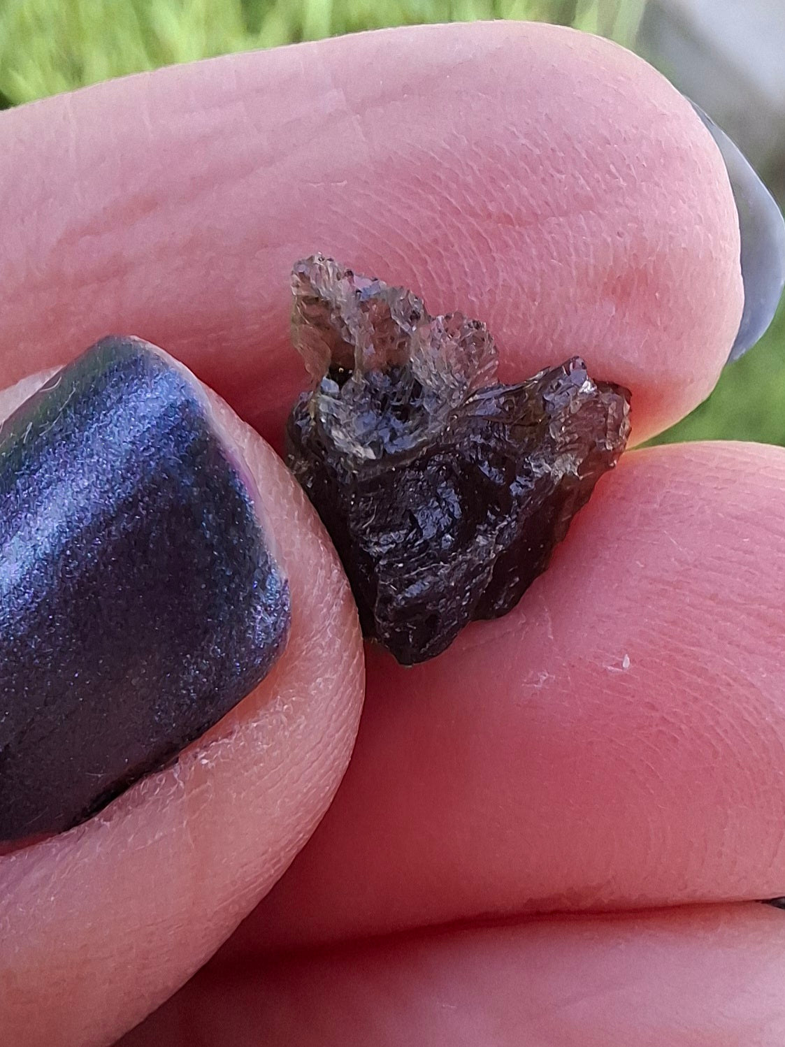 Moldavite Piece, 0.72g, Tektite (Ref: 1379)