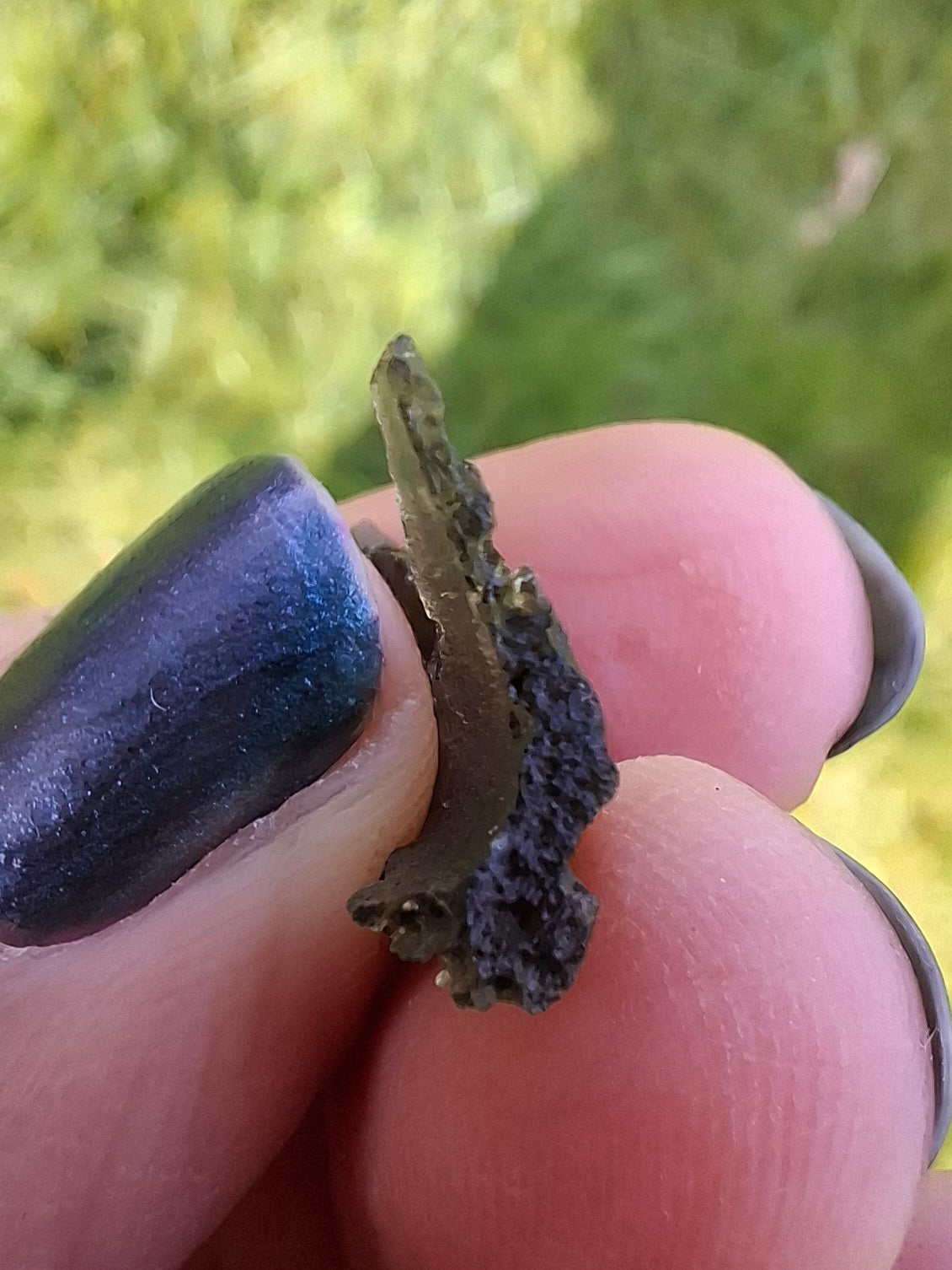 Moldavite Piece, 1.07g, Tektite (Ref: 1394)