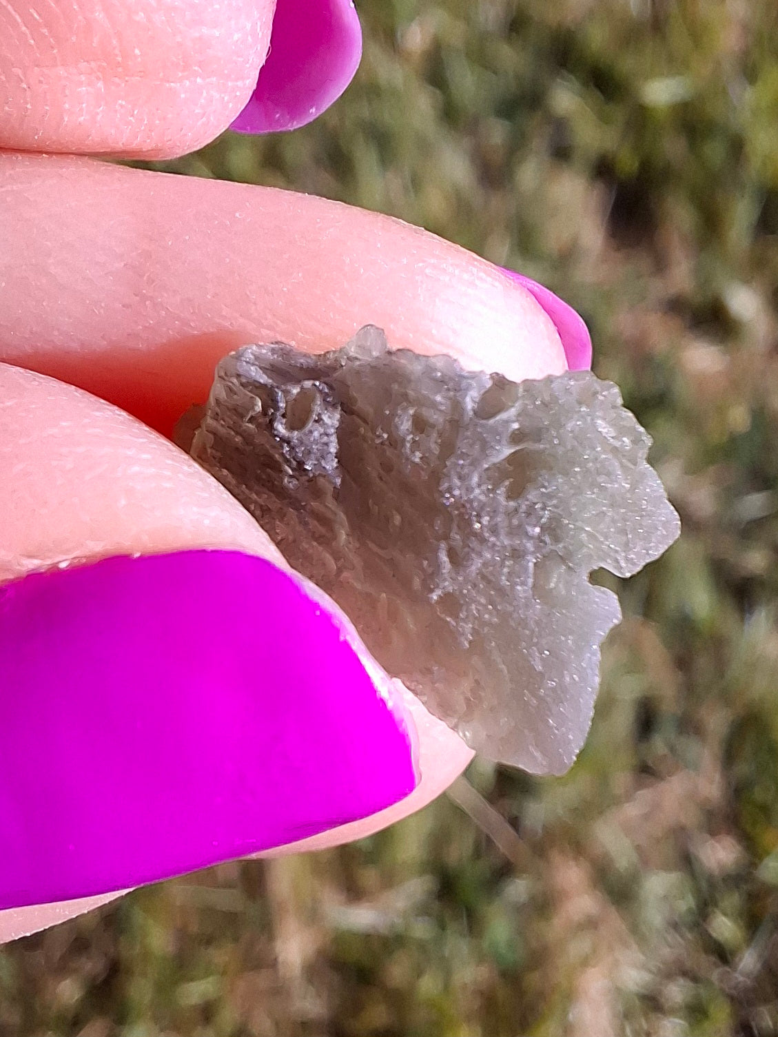 Moldavite Piece, 0.78g, Tektite (Ref: 1451)