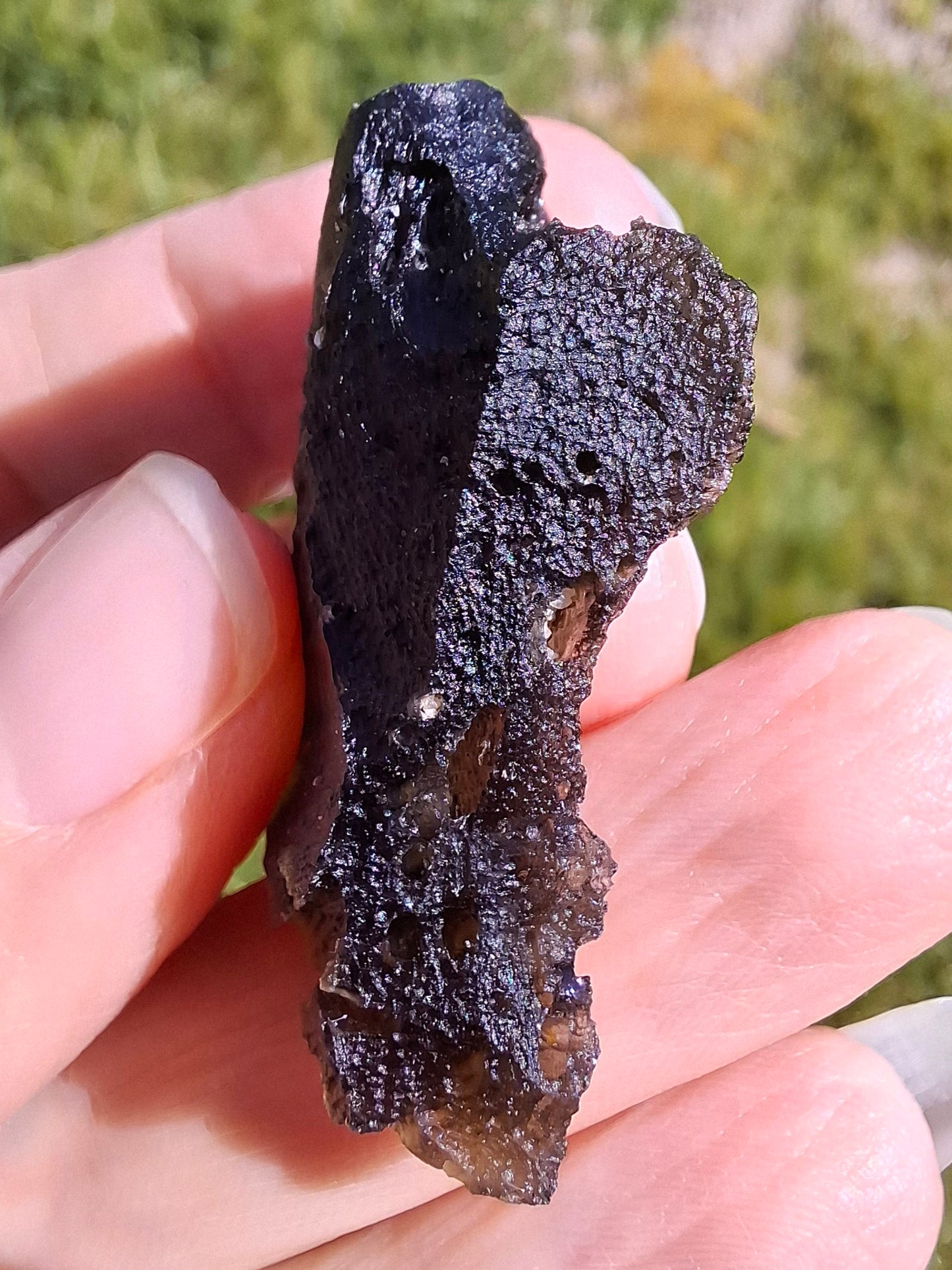 Moldavite Piece, JAKULE, 11.71g, Tektite (Ref: 1173)