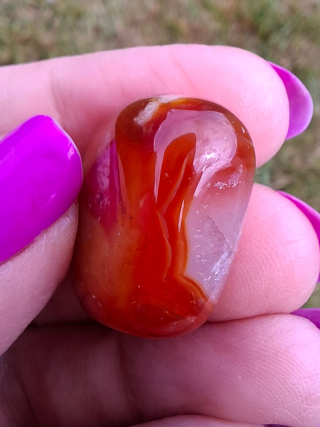 Carnelian, Tumble Stone, Crystal (Ref: T63)